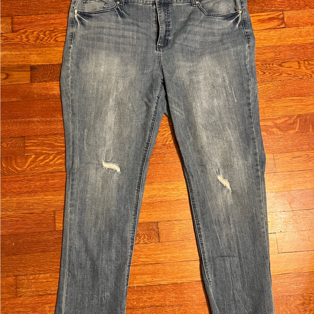 Seven 7 high rise straight leg Jean size 18- worn once